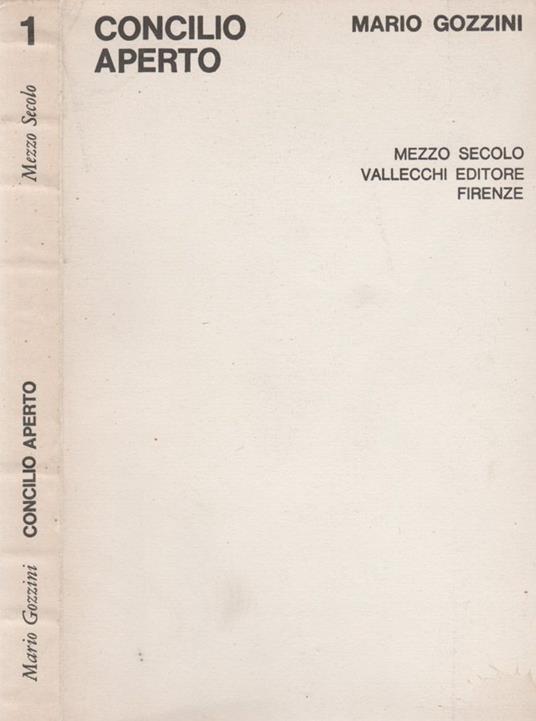 Concilio aperto - Mario Gozzini - copertina