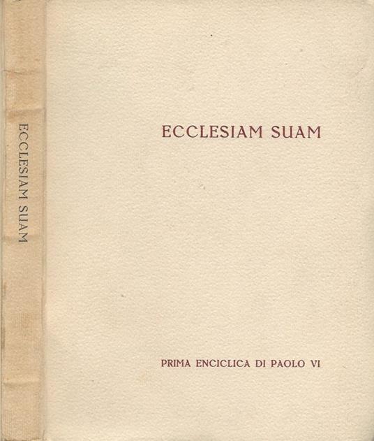 Ecclesiam suam - Paolo VI - copertina
