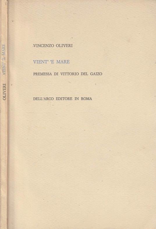 Vient' 'e mare - Vincenzo Olivieri - copertina