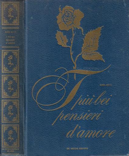 I più bei pensieri d'amore - Dora Setti - copertina