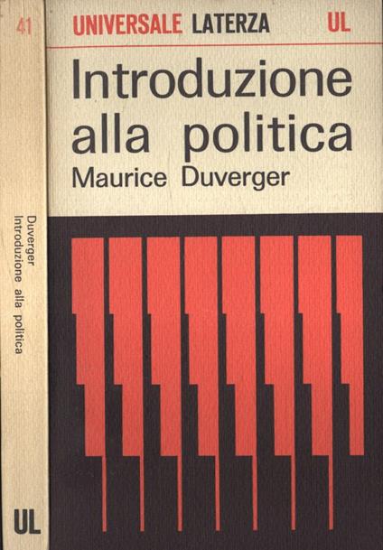 Introduzione alla politica - Maurice Duverger - copertina