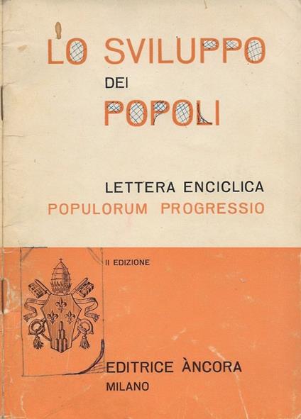 Lo sviluppo dei popoli (Populorum progressio) - Paolo VI - copertina