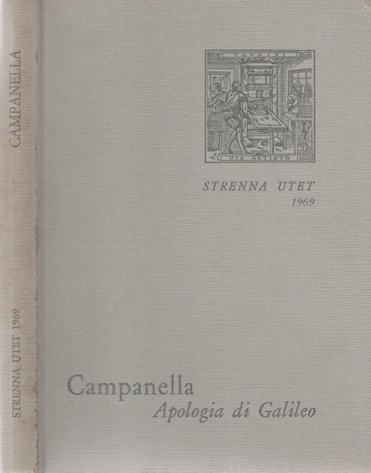 Apologia di Galileo - Tommaso Campanella - copertina