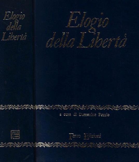 Elogio della Libertà - copertina