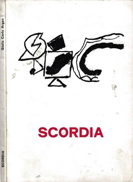 Antonio Scordia - Giulio Carlo Argan - copertina