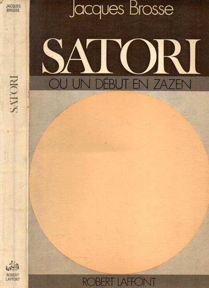 Satori - Jacques Brosse - copertina