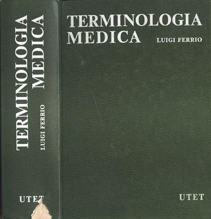 Terminologia medica - Luigi Ferrio - copertina