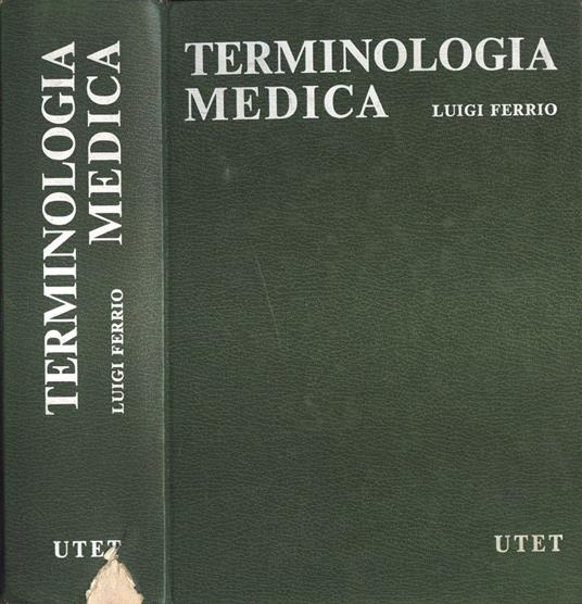 Terminologia medica - Luigi Ferrio - copertina