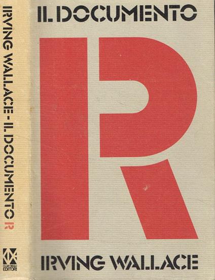Il documento R - Irving Wallace - copertina