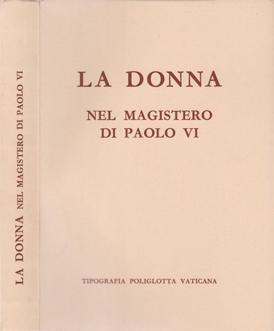 La donna nel magistero - Paolo VI - copertina