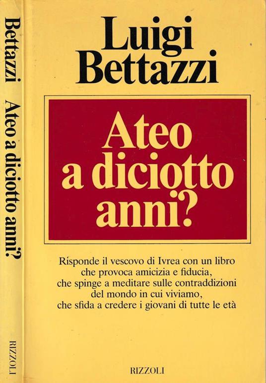 Ate a diciotto anni? - Luigi Bettazzi - copertina