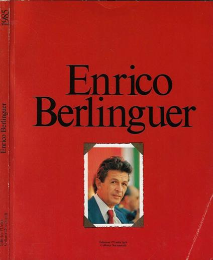 Enrico Berlinguer - copertina