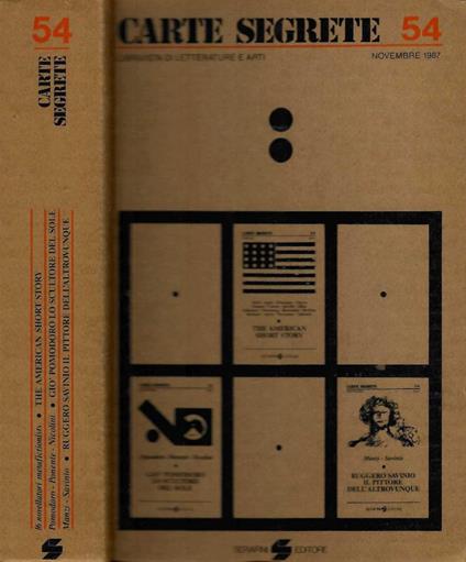 Carte Segrete - copertina