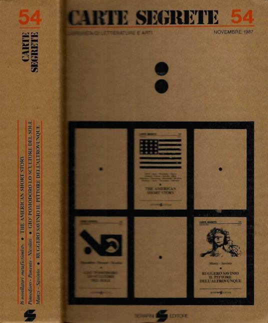 Carte Segrete - copertina