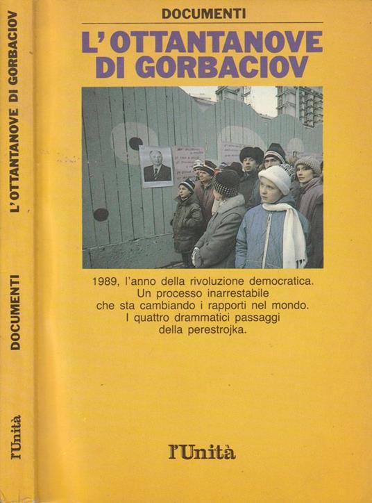 L' Ottantanove di Gorbaciov - Adriano Guerra - copertina