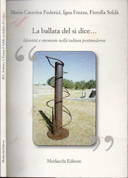 La ballata del si dice… - copertina