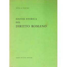 Sintesi storica del Diritto Romano - Pietro De Francisci - copertina