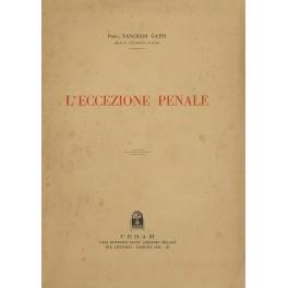 L' eccezione penale - Tancredi Gatti - copertina
