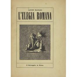 L' elegia romana - copertina
