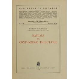 Manuale del contenzioso tributario - Tommaso Tomasicchio - copertina