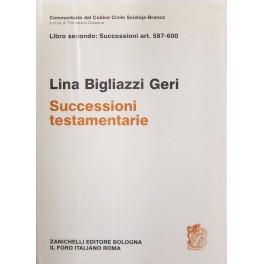 Delle successioni testamentarie. Art. 587-600 - copertina