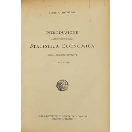 Introduzione allo studio della statistica economica - Alfredo Niceforo - copertina