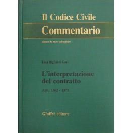 L' interpretazione del contratto. Artt. 1362-1371 - copertina