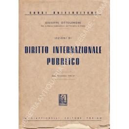 Lezioni di diritto internazionale pubblico. Anno accademico 1946-47 - copertina