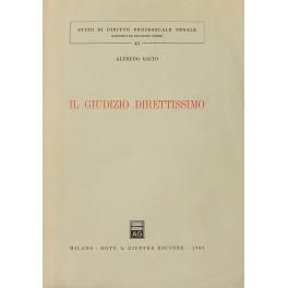 Il giudizio direttissimo - Alfredo Gaito - copertina