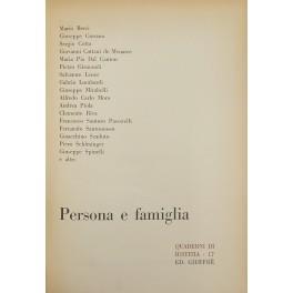 Persona e famiglia - copertina