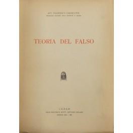 Teoria del falso - copertina