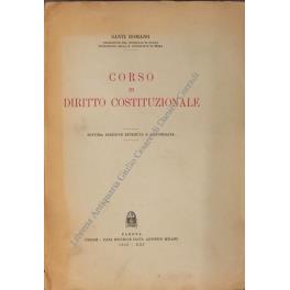 Corso di diritto costituzionale - copertina