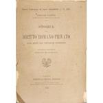 Storia del diritto romano privato dalle origini alle compilazioni giustinianee