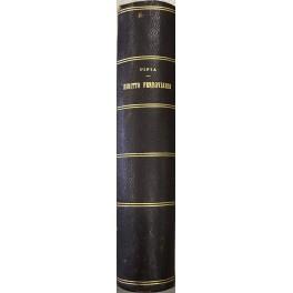 Diritto ferroviario. Appendici I - Convenzione Internazionale di Berna 14 ottobre 1890. II - Tariffe e condizioni dei trasporti. III - Condizioni generali per l'applicazione delle tariffe speciali - copertina