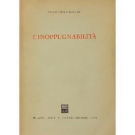 L' inoppugnabilità - Paolo Stella Richter - copertina