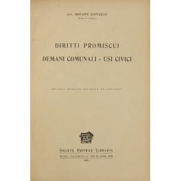 Diritti promiscui, demani comunali ed usi civici - copertina