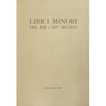 Lirici minori del XIII e XIV secolo