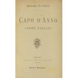 Capo d'anno. Pagine parlate - copertina
