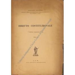 Diritto costituzionale. Parte I (unico pubblicato) - copertina