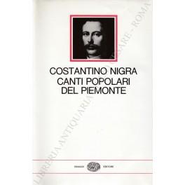 Canti popolari del Piemonte - Costantino Nigra - copertina
