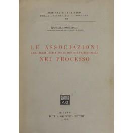 Le associazioni e gli altri gruppi con autonomia patrimoniale nel processo - Raffaele Poggeschi - copertina