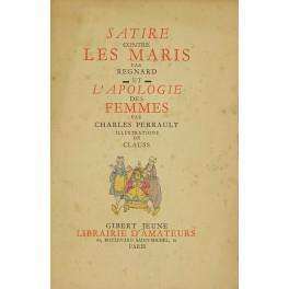 Satire contre les maris par Regnard et L'apologie des femmes par Charles Perrault. Illustrations de Clauss - copertina