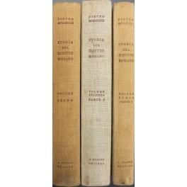 Storia del diritto romano. Vol. I, vol. II parte I, e vol. III parte I - Pietro De Francisci - copertina