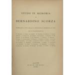 Studii in memoria di Bernardino Scorza pubblicati a cura della R. Università B. Mussolini di Bari