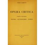 Opera critica. Parte seconda - Teatro Letteratura Storia