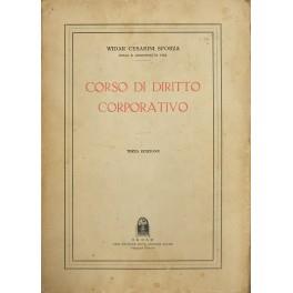 Corso di diritto corporativo - copertina