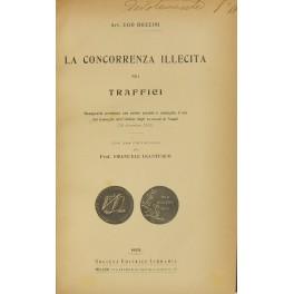 La concorrenza illecita nei traffici. Con una prefazione di Emanuele Gianturco - Ugo Tozzini - copertina