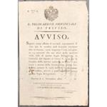 Avviso. R. Delegazione Provinciale di Treviso. Riapertura dell'asta per la vendita dell'oratorio in Favero