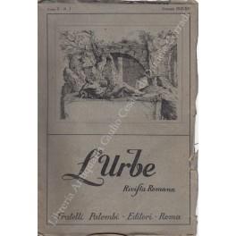 L' Urbe. Rivista romana. Fondata da Antonio Munoz, diretta da Ceccarius e Emma Amadei. Anno II - 1937 - copertina