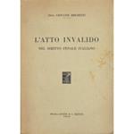 L' atto invalido nel diritto penale italiano